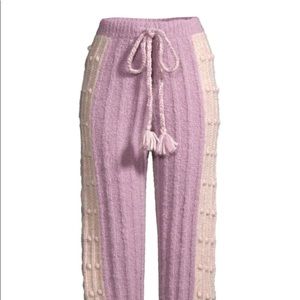 LoveShackFancy Landana Knit Joggers